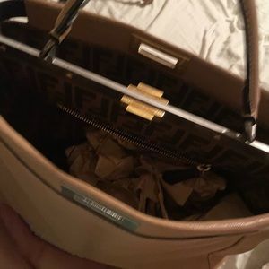 Cream fendi purse never worn